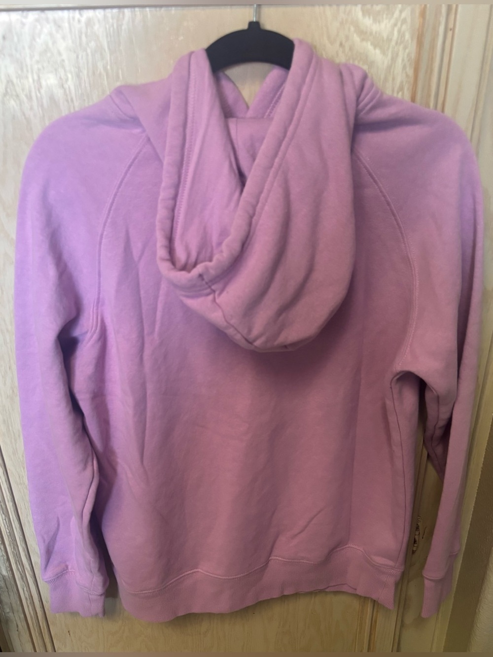 The North Face Womens Half Dome Pullover Hoodie Sweatshirt Big Logo Mauve Large - Picture 2 of 15